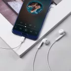 Vezetékes fülhallgató, headset Type-C csatlakozóval Hoco L10 Acoustic fehér