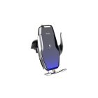 Wireless töltős autós telefontartó Hoco S14 Surpass ezüst