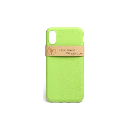 Természetes alapanyagú telefontok iPhone X/XS Zerowaste zöld