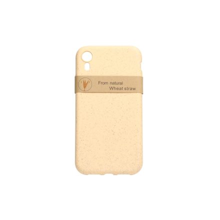 Természetes alapanyagú telefontok iPhone XR Zerowaste sárga