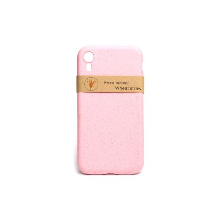 Természetes alapanyagú telefontok iPhone XR Zerowaste pink