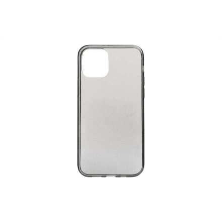 Csillogós TPU telefontok iPhone 12/12 Pro füst színű