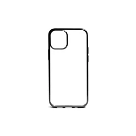  TPU műanyag tok átlátszó hátlappal BH615 iPhone 12 Mini Usams Kingdom fekete szélekkel