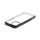 TPU műanyag tok átlátszó hátlappal BH615 iPhone 12 Mini Usams Kingdom fekete szélekkel