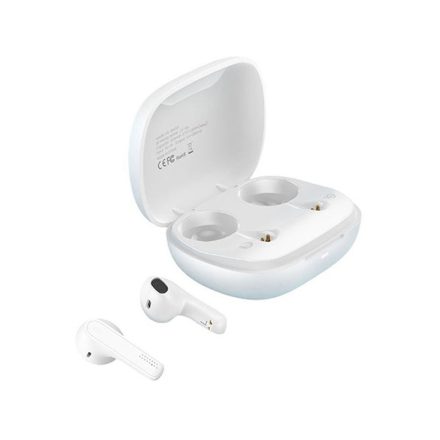 Bluetooth fülhallgató, stereo headset Usams SM TWS 5.0 fehér