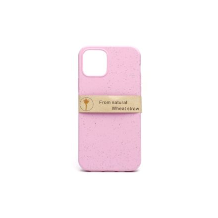 Természetes alapanyagú tok iPhone 12/12 Pro Eco2 Zerowaste pink
