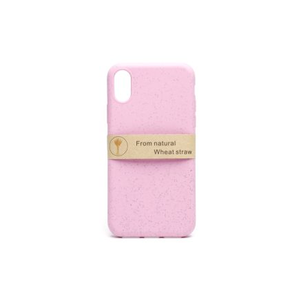 Természetes alapanyagú tok iPhone X/XS Eco2 Zerowaste pink