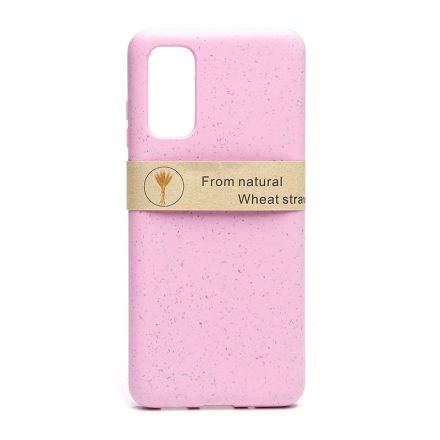 Természetes alapanyagú tok Samsung Galaxy S20 G980F Eco2 Zerowaste pink