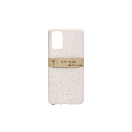 Természetes alapanyagú tok Samsung Galaxy S20 Plus G985F Eco2 Zerowaste fehér