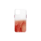 Márványmintás telefontok iPhone 12/12 Pro piros