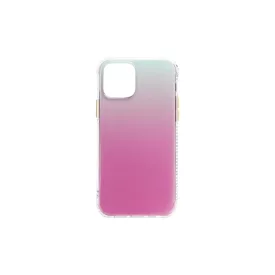 Színátmenetes telefontok iPhone 12/12 Pro pink-zöld