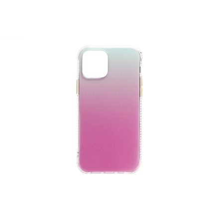Színátmenetes telefontok iPhone 12/12 Pro pink-zöld
