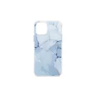 Márványmintás telefontok iPhone 12 Mini kék