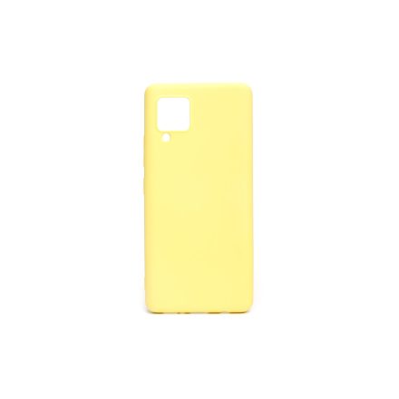 Gumis TPU telefontok Samsung Galaxy A42 5G A426B TJ sárga