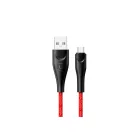 Töltő és adatkábel USB/Micro-USB csatlakozóval 2A 1 méter Usams U41 SJ393 piros