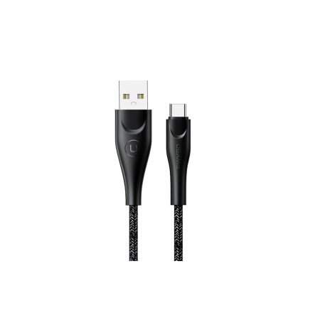 Töltő és adatkábel USB/Type-C csatlakozóval 2A 1 méter Usams U41 SJ392 fekete
