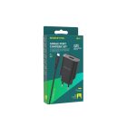 USB portos hálózati töltő 2.1A + Type-C Kábel 1 méter Borofone BN1 Innovative fekete