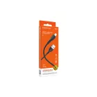 Töltő és adatkábel Lightning csatlakozóval 2.4A 1 méter Borofone BX51 Triumph fekete