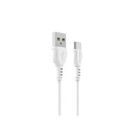   Töltő és adatkábel USB/Type-C csatlakozóval 3A 1 méter Borofone BX51 Triumph fehér