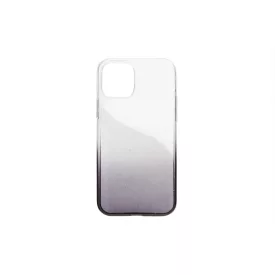 Színátmenetes Csillogós TPU Tok iPhone 12 / 12 Pro fekete