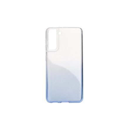 Színátmenetes Csillogós TPU Tok Samsung Galaxy S21 kék