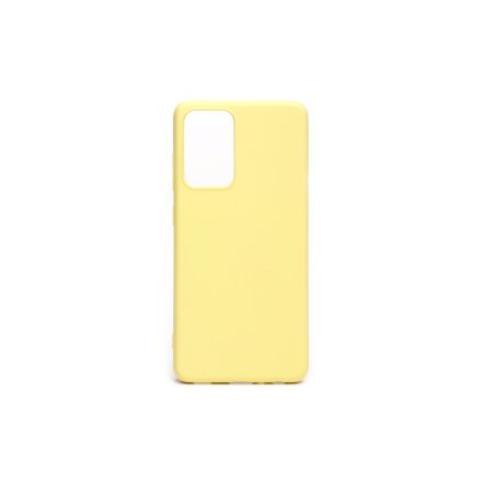 Gumis TPU telefontok Samsung Galaxy A72 TJ sárga