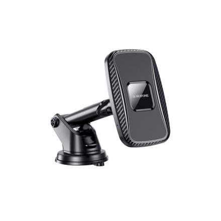 Tapadókorongos mágneses wireless autós telefontartó Borofone BH35 fekete