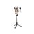 Bluetooth tripod selfie állvány LED lámpával Borofone BY6 Perfectpic fekete