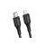 Töltő és adatkábel Type-C/Lightning csatlakozóval 3A PD20W 1 méter YooUp L03 Cool fekete