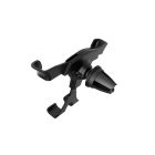 Szellőzőrácsra rögzíthető autós telefontartó YooUp S01 Gravity fekete