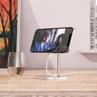 Hoco CW32 Happiness Mágneses Wireless Gyorstöltő Állvány (MagSafe Kompatibilis) Ezüst