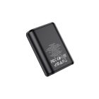 Power Bank 10000 mAh Hoco Q3 Mayflower PD+QC3.0 fekete