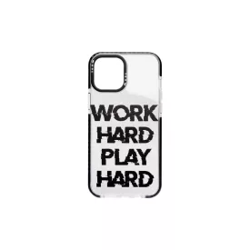 Mintás TPU telefontok Work iPhone 12/12 Pro YooUp fekete