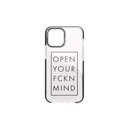 YooUp iPhone 12 Mini Mintás Tok Open fekete
