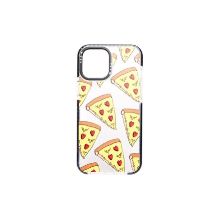 Mintás TPU telefontok Pizza iPhone 11 Pro YooUp fekete