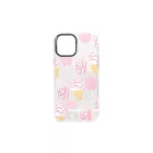Mintás TPU telefontok Popcorn iPhone 12 Pro Max YooUp fehér
