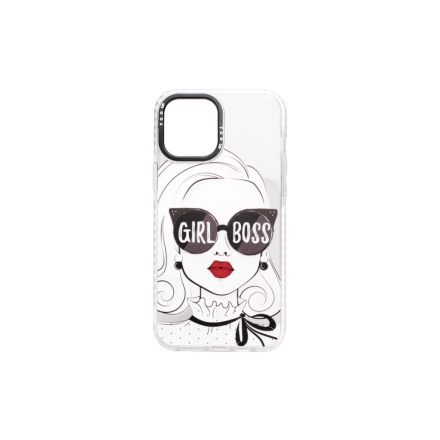 YooUp iPhone 11 Pro Max Mintás Tok Girl White fehér