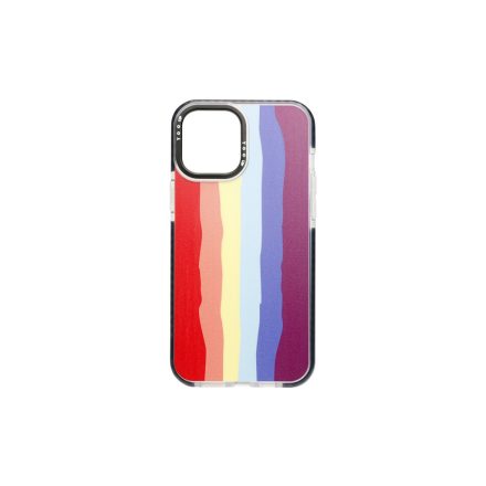 Mintás TPU telefontok Rainbow iPhone 11 Pro Max YooUp fekete