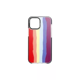 Mintás TPU telefontok Rainbow iPhone 11 Pro YooUp fekete