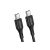 Töltő és adatkábel Type-C/Type-C csatlakozóval 3A PD60W 1 méter YooUp L03 Cool fekete