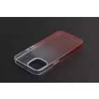 Színátmenetes csillogós TPU telefontok iPhone 13 Mini piros