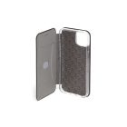 Smart Diva fliptok iPhone 13 oldalra nyíló tok ívelt sarkokkal fekete