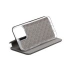 Smart Diva fliptok iPhone 13 Pro Max oldalra nyíló tok ívelt sarkokkal fekete