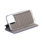 Smart Diva fliptok iPhone 13 Pro Max oldalra nyíló tok ívelt sarkokkal kék