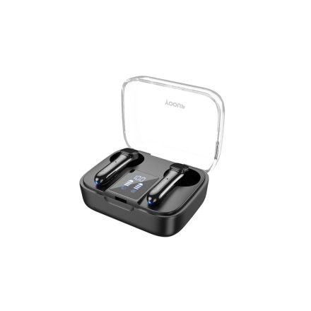Bluetooth fülhallgató, stereo headset YooUp E05 TWS 5.0 fekete