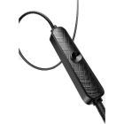 Vezetékes fülhallgató, headset 3,5 mm-es Jack csatlakozóval Usams SJ475 EP-42 fekete