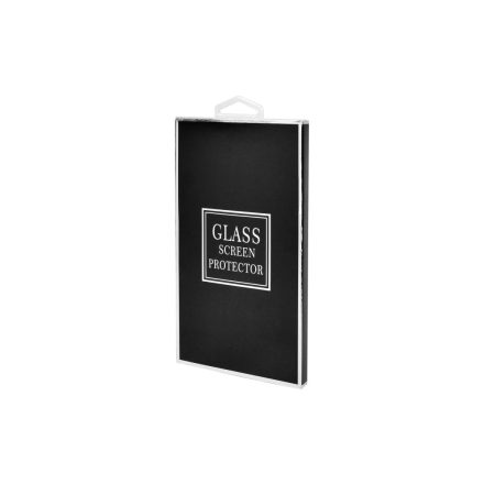 Karc és ütésálló üvegfólia fekete kerettel iPhone 13 Pro Max/14 Plus Super Pet