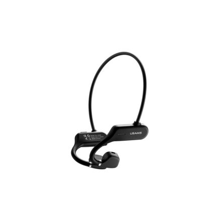 Bluetooth fülhallgató, stereo headset Usams JC Sport fekete