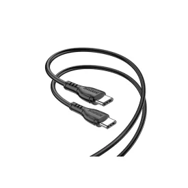   Töltő és adatkábel Type-C/Type-C csatlakozóval 3A 1 méter Borofone BX51 Triumph fekete