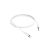 3.5 mm-es Jack/Lightning csatlakozós audiókábel 1 méter Borofone BL9 Digital Audio fehér